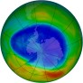 Antarctic Ozone 2007-08-28